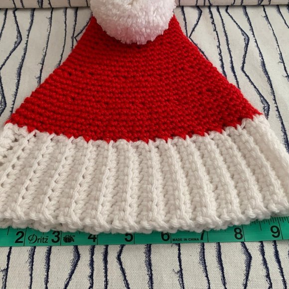 ⭐️Hand Crocheted Children's Christmas Santa Beanie - Picture 10 of 12